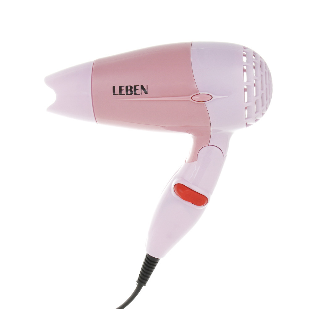 LEBEN Фен для волос дорожный 500Вт, 2 скорости, арт.№ 489-049