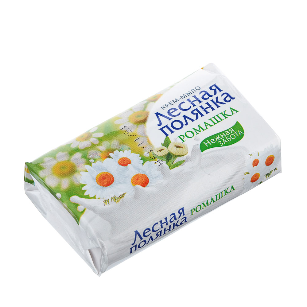 Мыло твердое Лесная Полянка Ромашка,к/у 90г,6084/1100-2, арт.№ 952-002