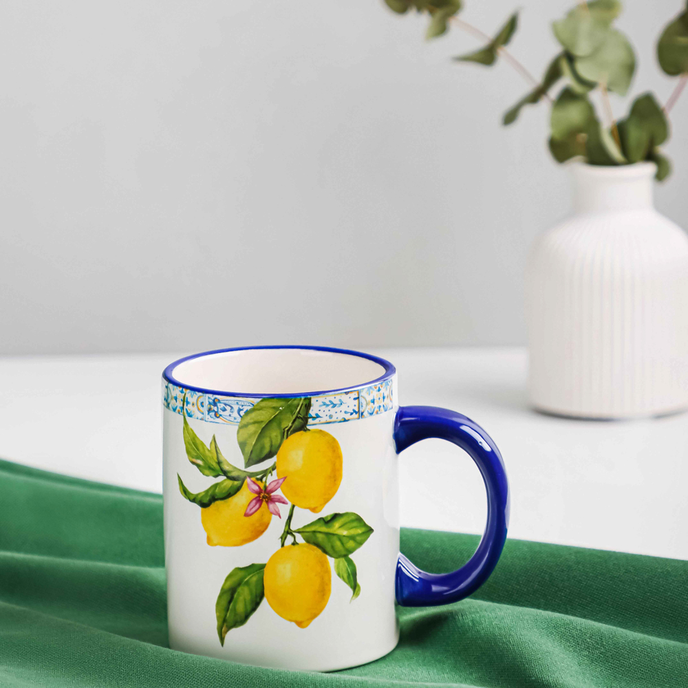 MILLIMI Лимоны Кружка, 300мл, керамика, арт.№ 824-541