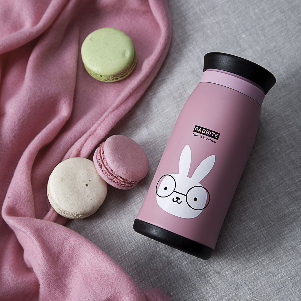 PROVANCE Набор Плед 75х100см, 100% полиэстер + Термос-кружка 350мл, нерж. сталь, 3 цвета, арт.№ 486-079