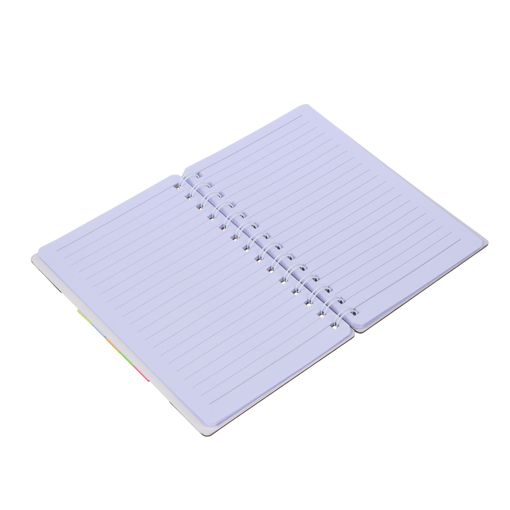 Записная книжка 19х12,7см, 60л., "Транспорт", тв. обложка, спираль, аппликация, разделители, 4 диз., арт.№ 557-061