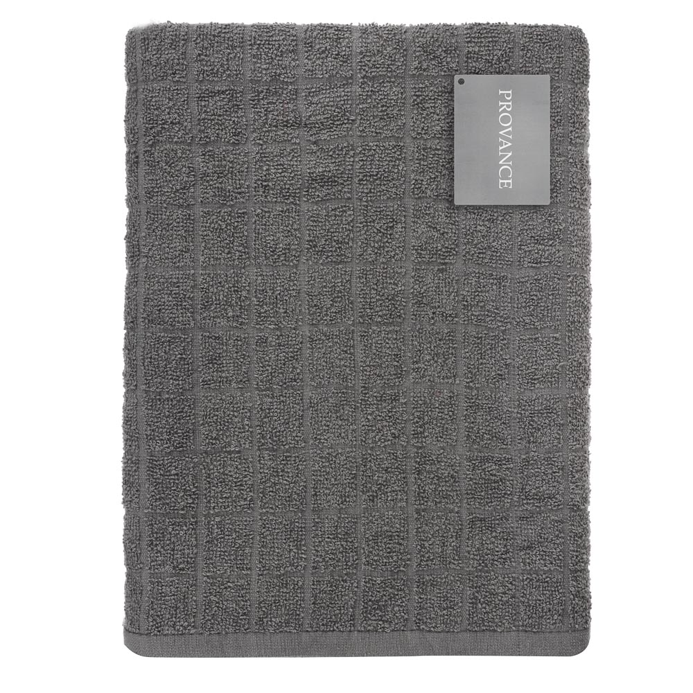 PROVANCE Линт Полотенце махровое, 100% хлопок, 70х130см, темно-серый, арт.№ 484-031
