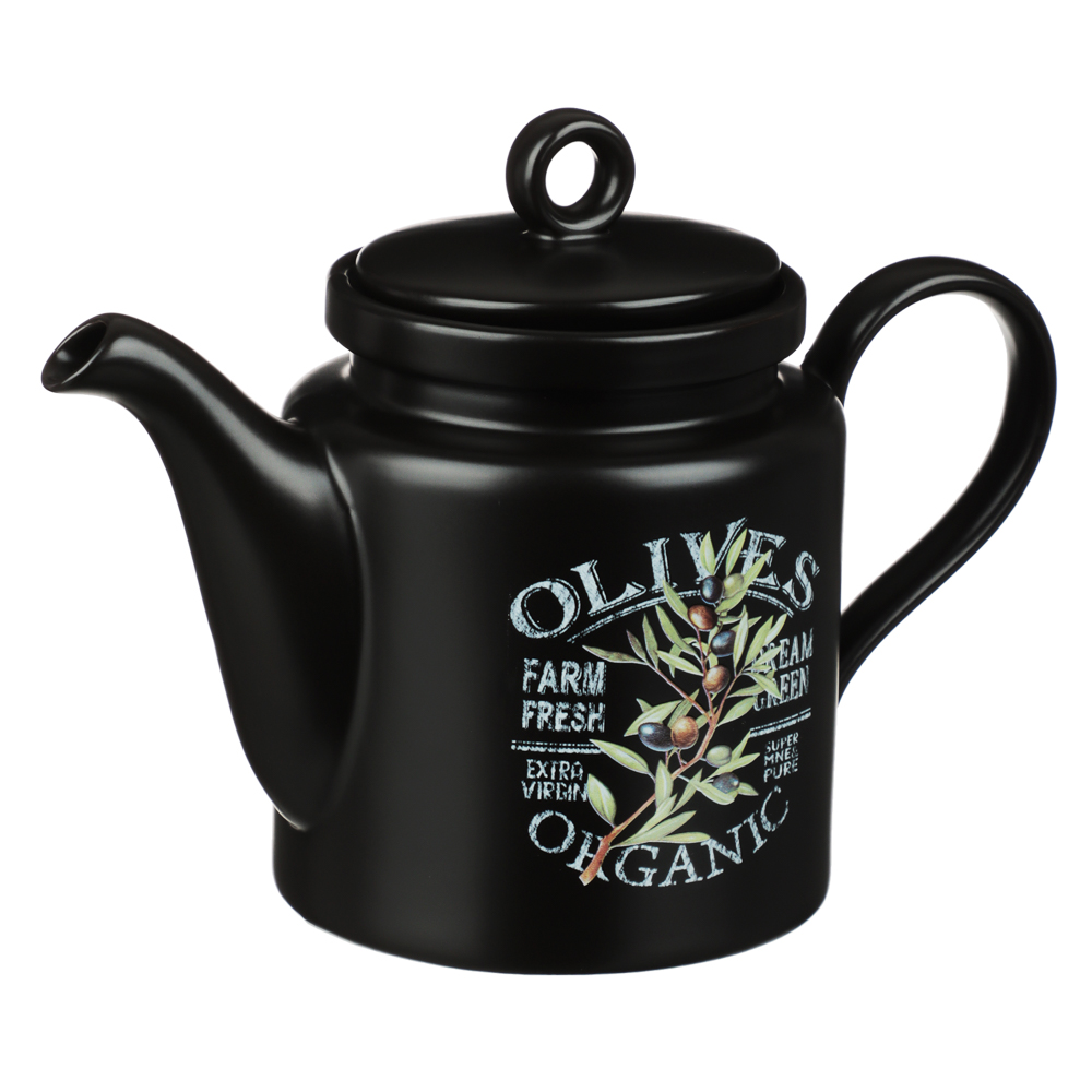 MILLIMI Олива Чайник заварочный, 920мл, 23х11х15,5см, керамика, арт.№ 824-002