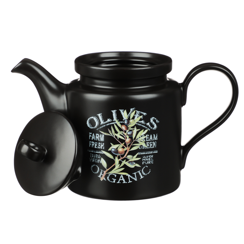 MILLIMI Олива Чайник заварочный, 920мл, 23х11х15,5см, керамика, арт.№ 824-002