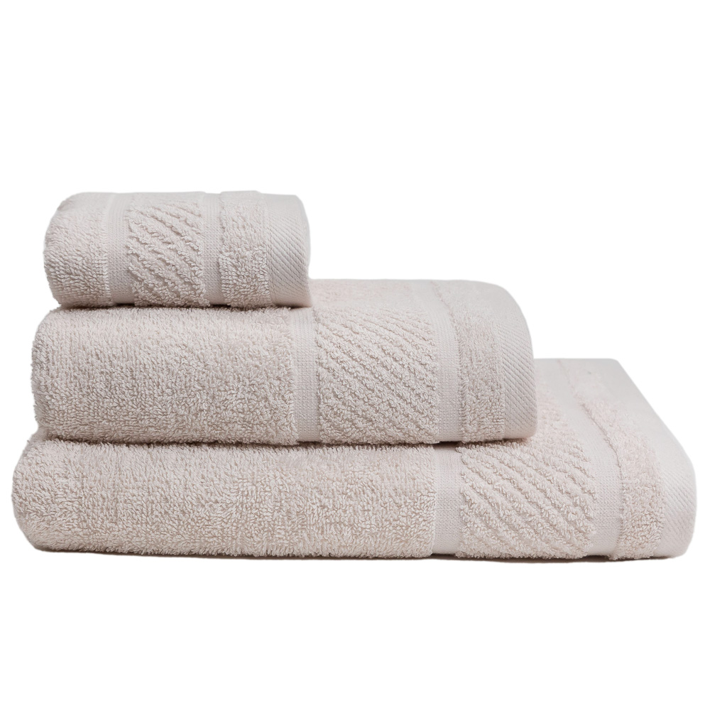 PROVANCE Виана Полотенце махровое, 100% хлопок, 30х50см, молочный, арт.№ 484-071