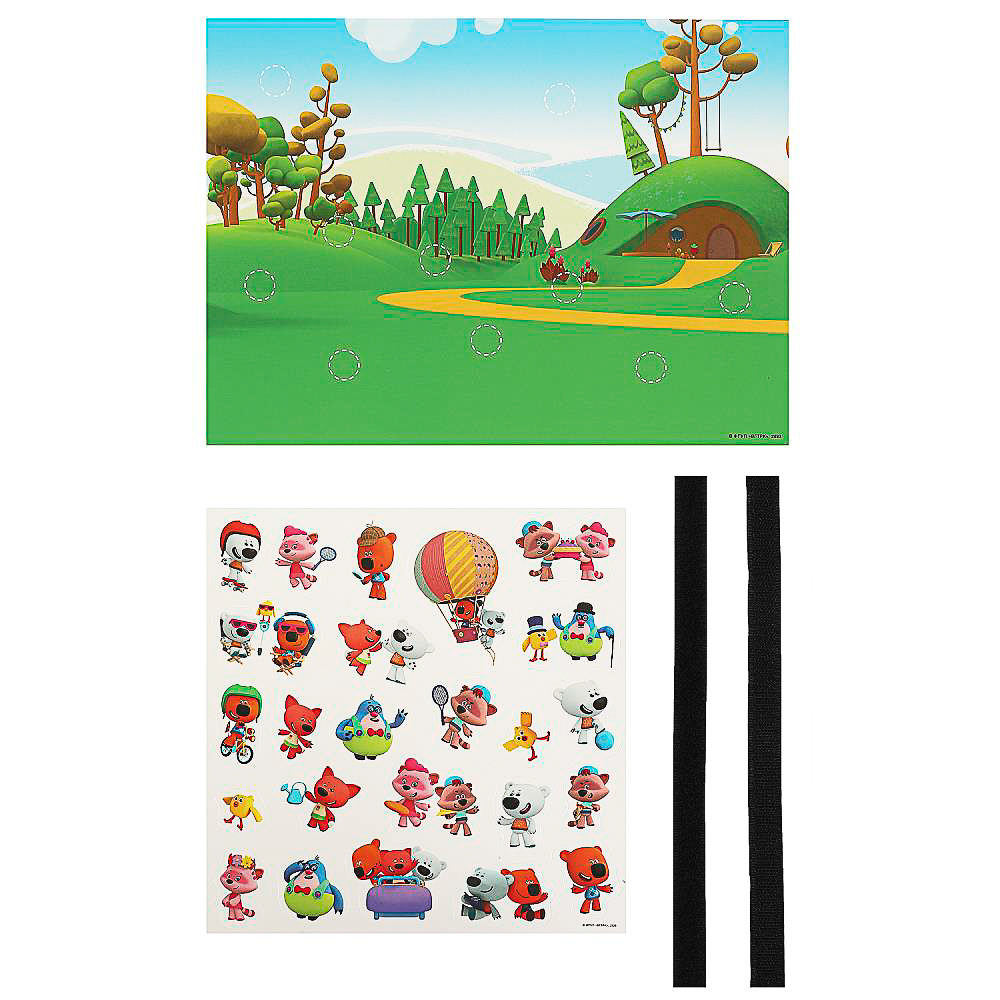 УМКА Развивающая игра "Липучки", в коробке, 22,х35х1см, 4 дизайна, арт.№ 874-127