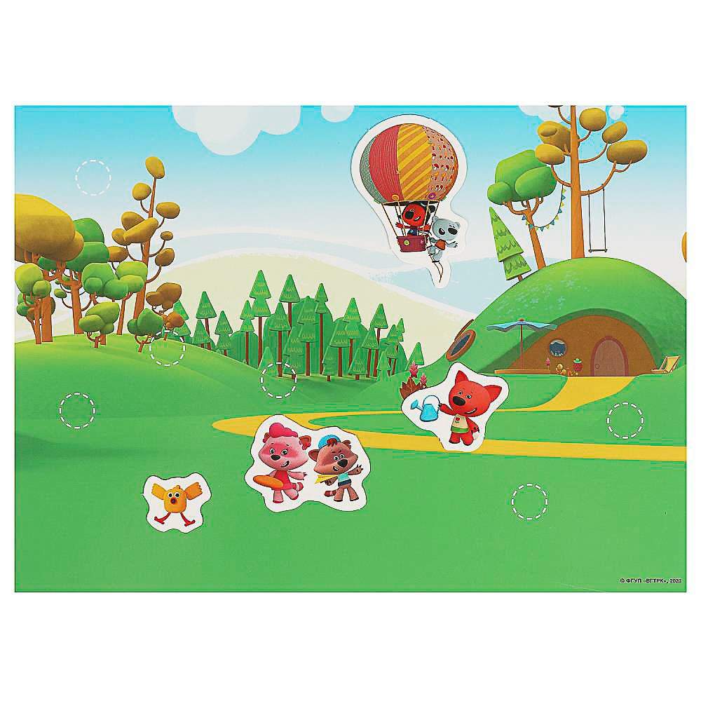 УМКА Развивающая игра "Липучки", в коробке, 22,х35х1см, 4 дизайна, арт.№ 874-127