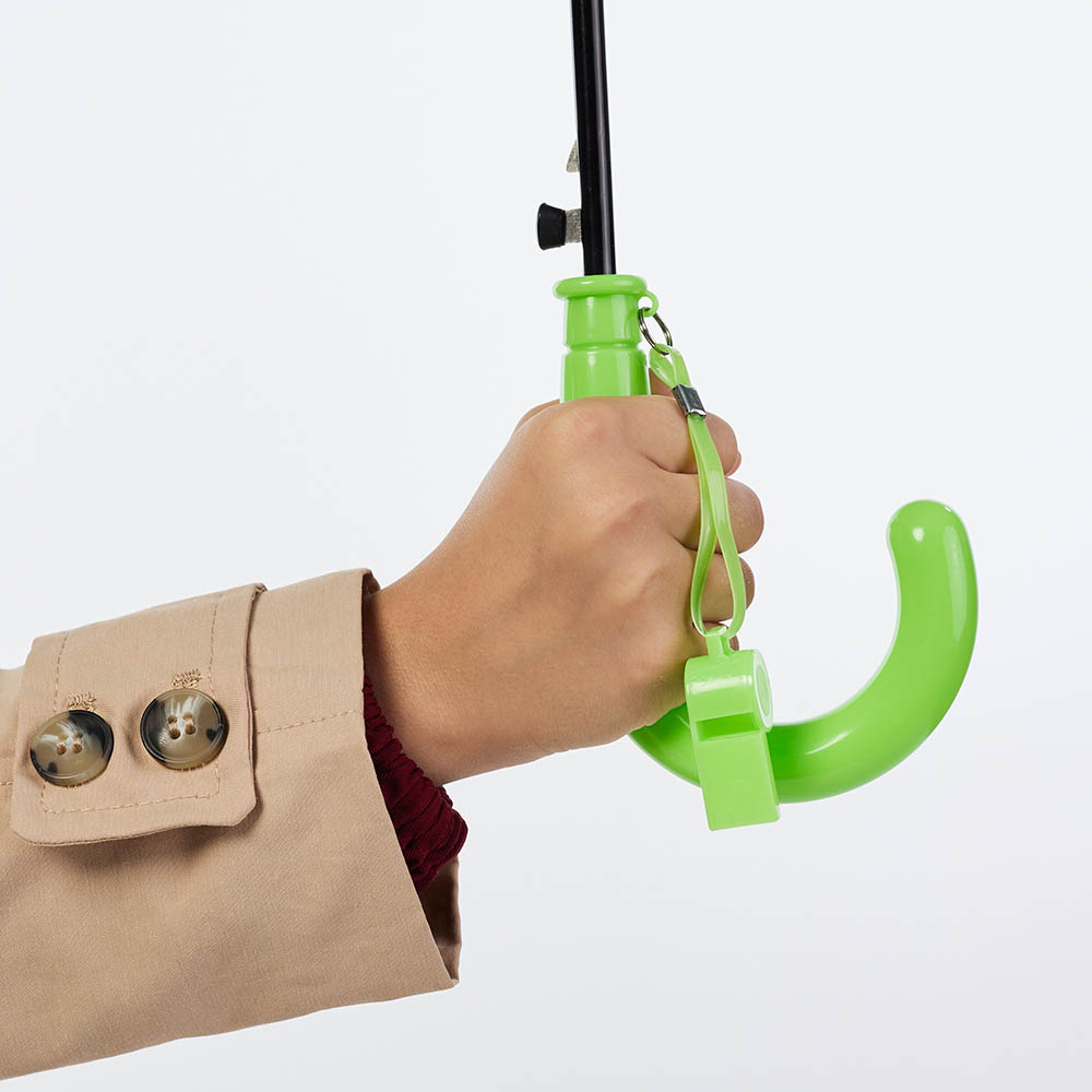 Зонт-трость, детский, POE, пластик, сплав, 50см, 8 спиц, космос зеленый, МП-3, арт.№ 302-383