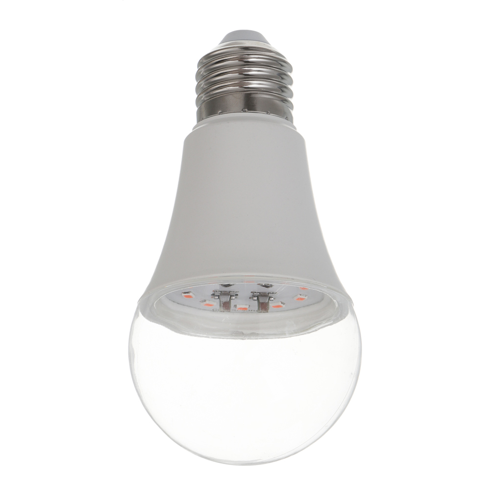 INBLOOM Лампочка для растений, 6х12см, 10LED, фиолетовый, Е27, 9Вт, PC, арт.№ 185-079