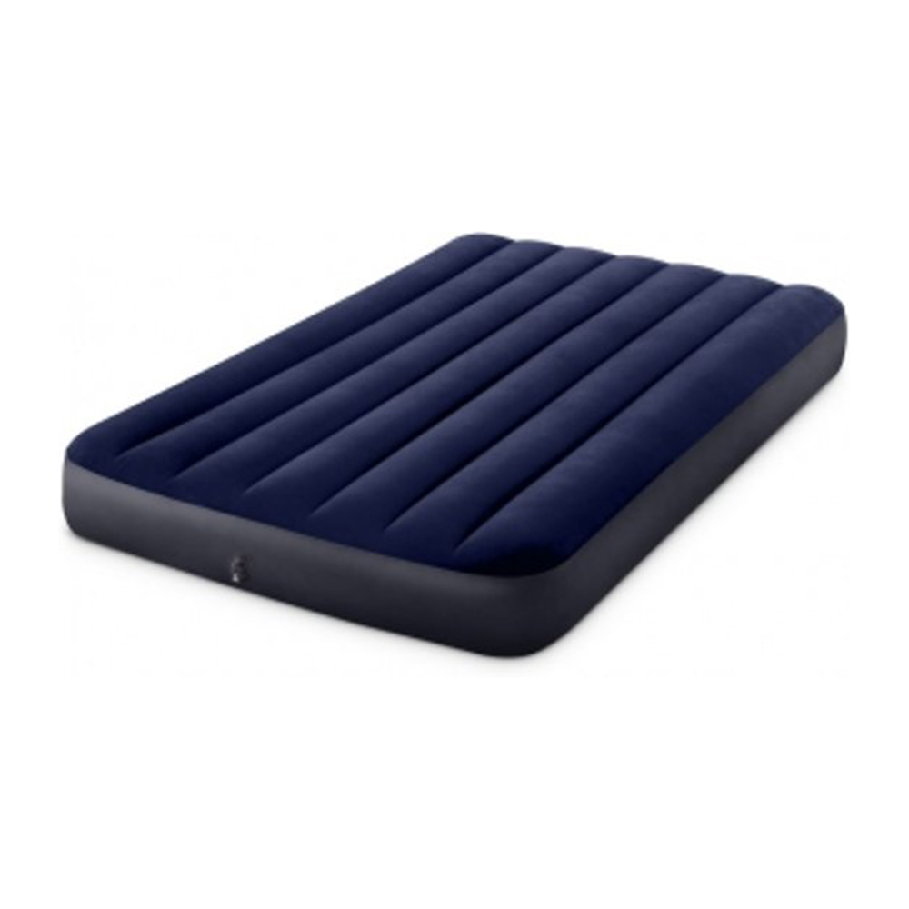 INTEX Матрас надувной CLASSIC DOWNY, 191x137x25см, до 272кг, 64758, арт.№ 108-043