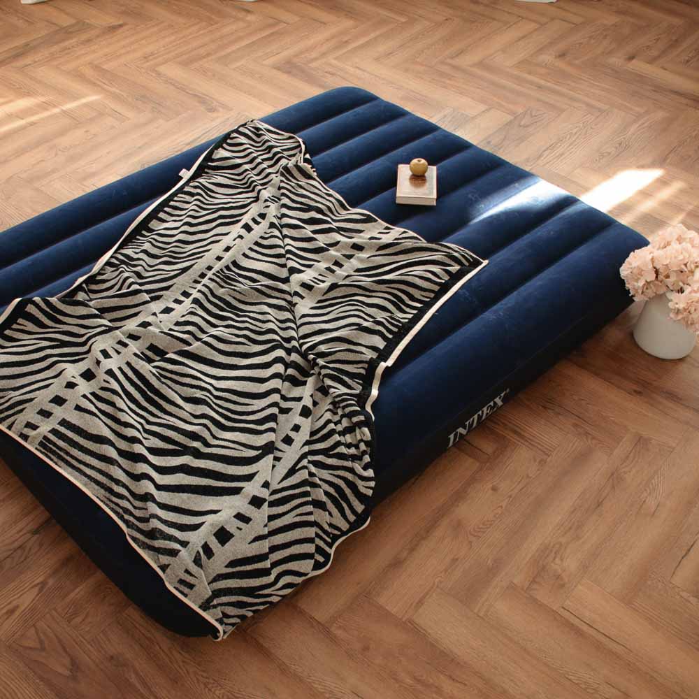 INTEX Матрас надувной CLASSIC DOWNY, 203x152x25см, до 272кг, 64759, арт.№ 108-044