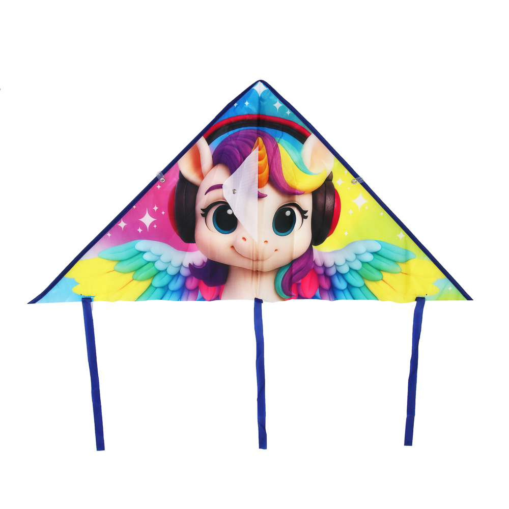 ИГРОЛЕНД Воздушный змей, 80см текстиль, 3 дизайна, арт.№ 900-044