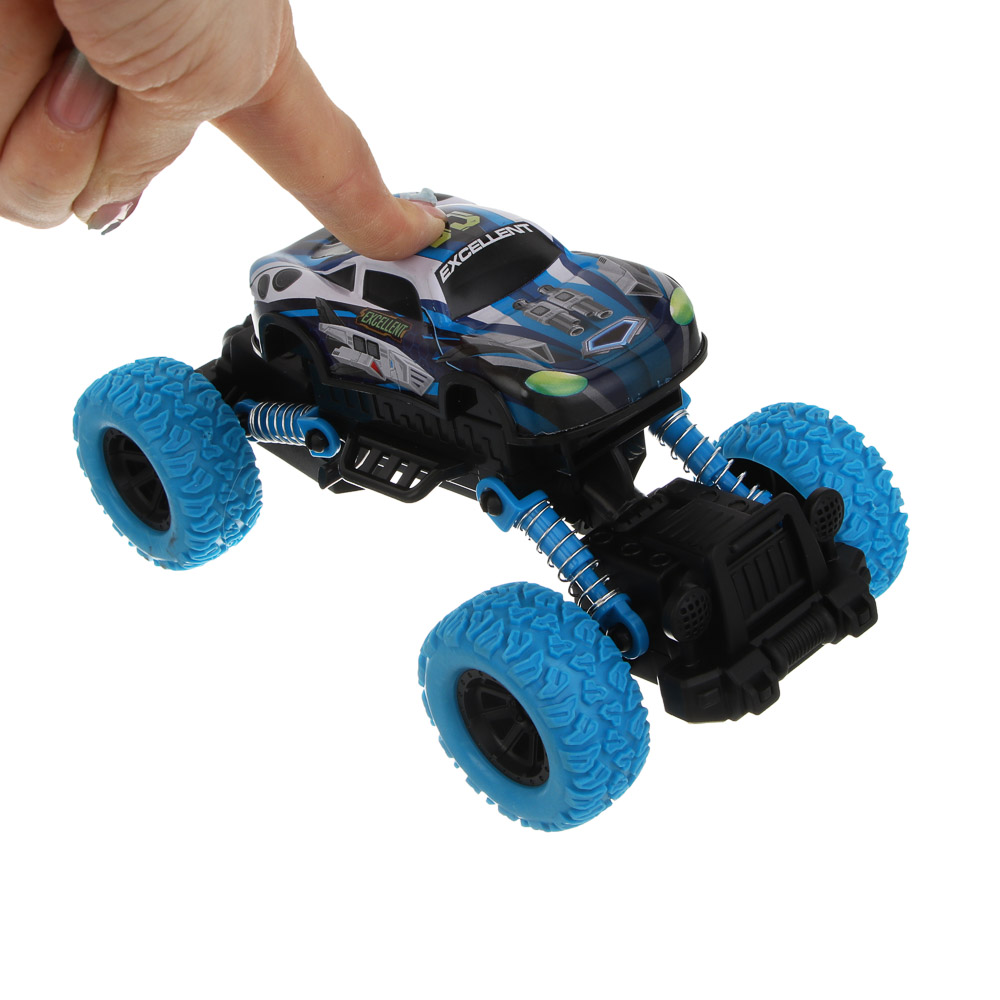 ИГРОЛЕНД Внедорожник инерционный, стреляет дисками, металл, РР, 18х12х11,3 см, 6 дизайнов, арт.№ 292-475