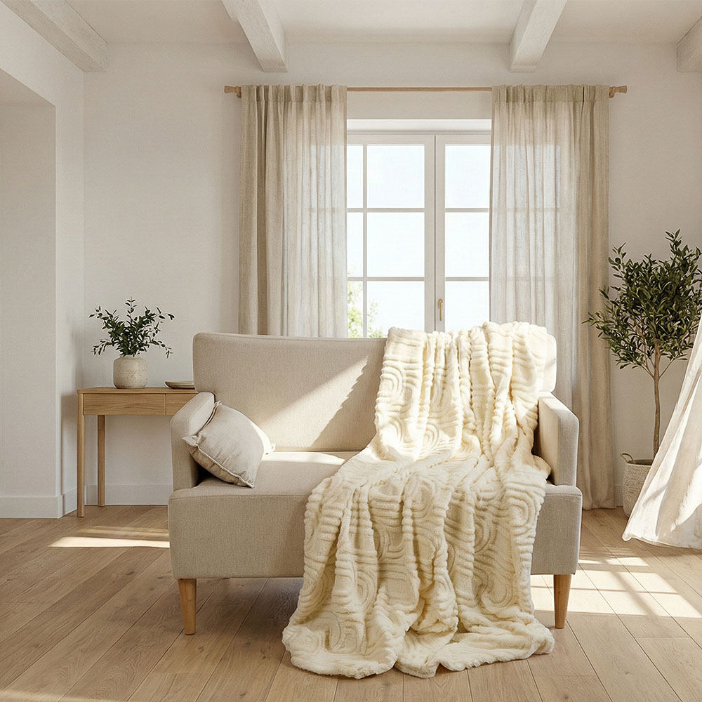 PROVANCE Мосс Плед микрофибра 150х200см, 280 г/м, 100% полиэстер, 3 цвета, арт.№ 486-224