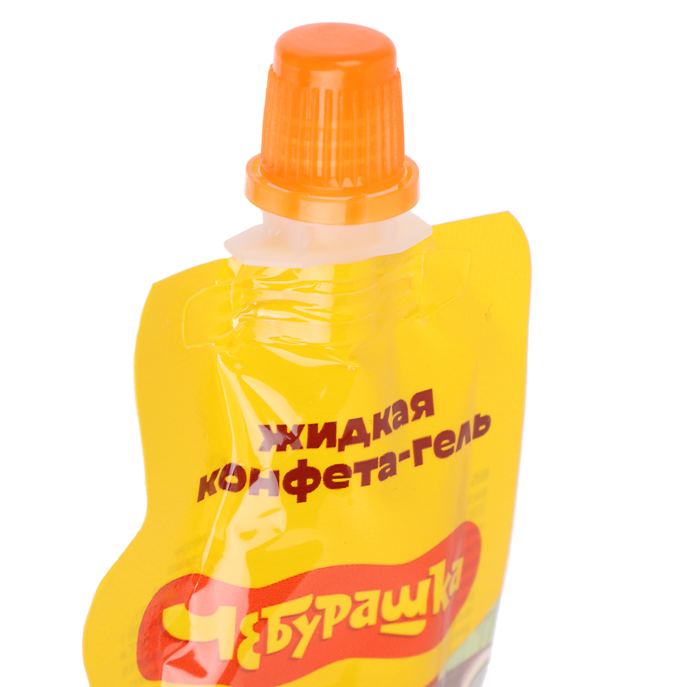ЧЕБУРАШКА Жидкая конфета-гель со вкусом апельсина, 20г, арт.№ 347-333