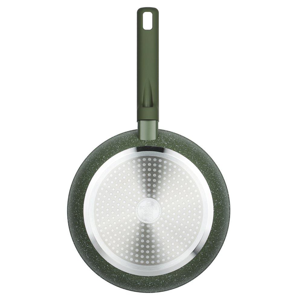 SATOSHI Кантри Сковорода литая d24см, антипригарное покрытие мрамор, индукция, 3 цвета, арт.№ 846-760