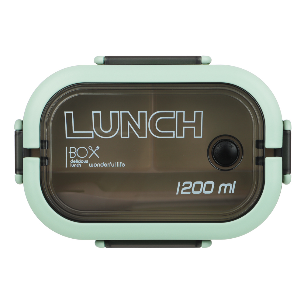 Ланч-бокс, 1200мл, со столовыми приборами (ложка вилка) РР, арт.№ 841-889