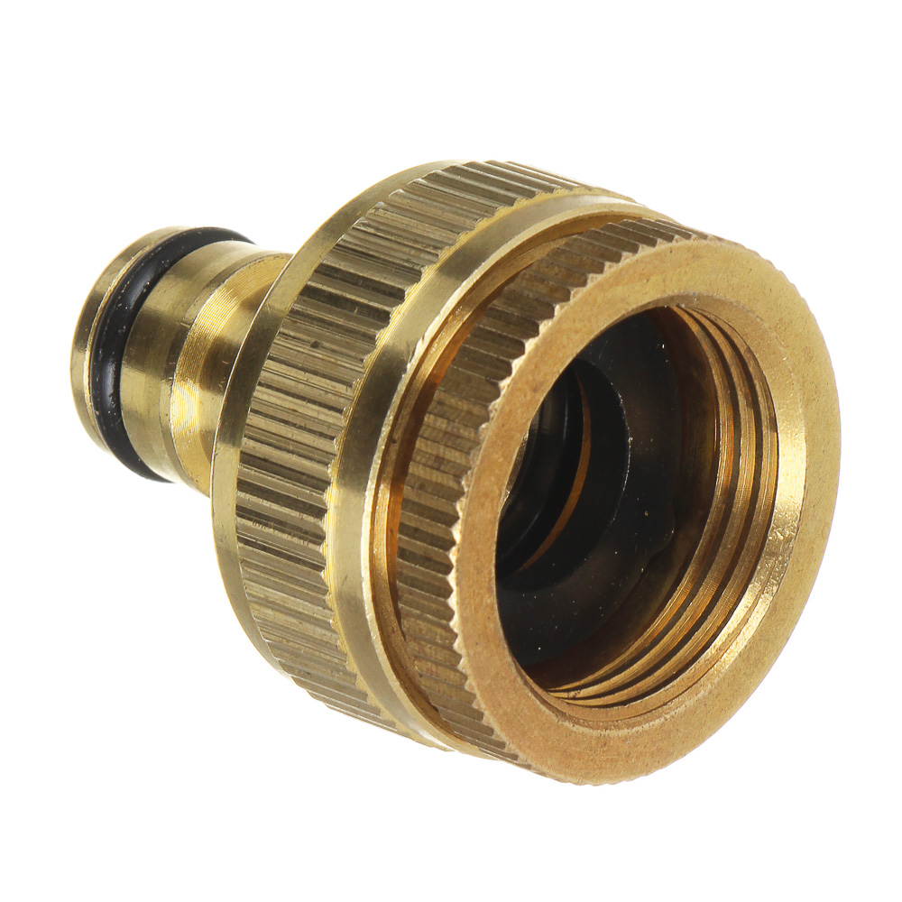 INBLOOM PROF+ Штуцер резьбовой для крана, с внутренней резьбой d1"-d3/4", латунь MY-313, арт.№ 169-039