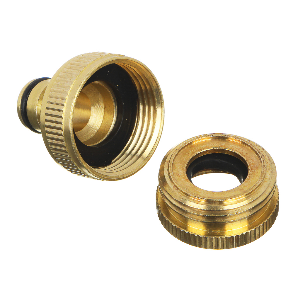 INBLOOM PROF+ Штуцер резьбовой для крана, с внутренней резьбой d1"-d3/4", латунь MY-313, арт.№ 169-039