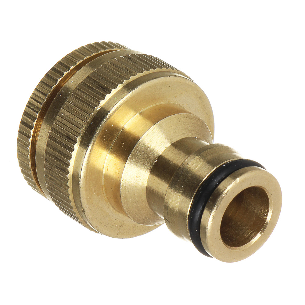 INBLOOM PROF+ Штуцер резьбовой для крана, с внутренней резьбой d3/4"-d1/2", латунь, MY-311, арт.№ 169-040