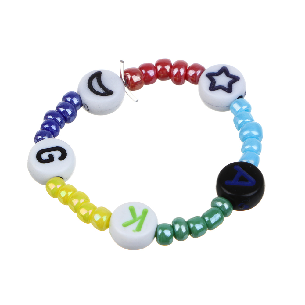 Набор для бисероплетения 10 отделений, пластик, стекло+нить, 6 дизайнов, арт.№ 366-247