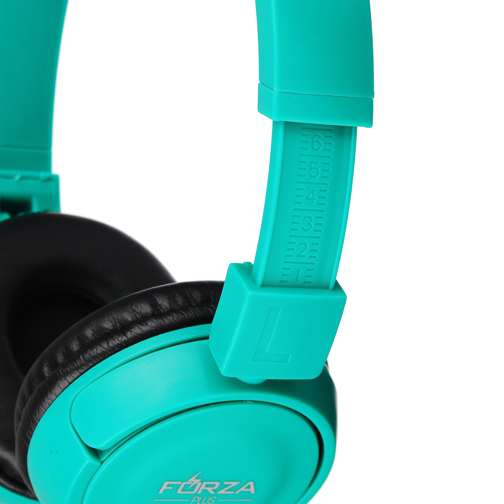 Наушники проводные полноразмерные FORZA Старт, гарнитура, коробка ПВХ, 4 цвета, арт.№ 916-134