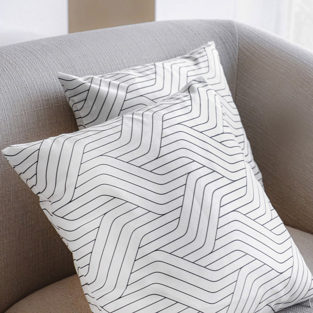 PROVANCE Чехол декоративный на подушку, 40х40см, 100% полиэстер, "Скандинавские узоры", арт.№ 497-035