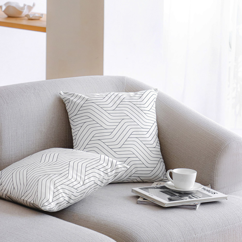 PROVANCE Чехол декоративный на подушку, 40х40см, 100% полиэстер, "Скандинавские узоры", арт.№ 497-035