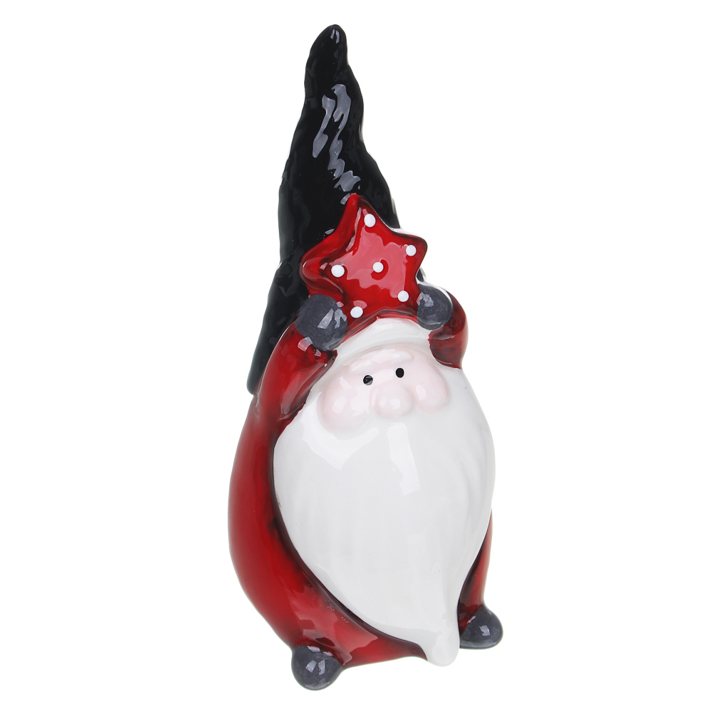 СНОУ БУМ Сувенир гном со звездочкой, доломит, 5,5х5х13см, арт.№ 396-677