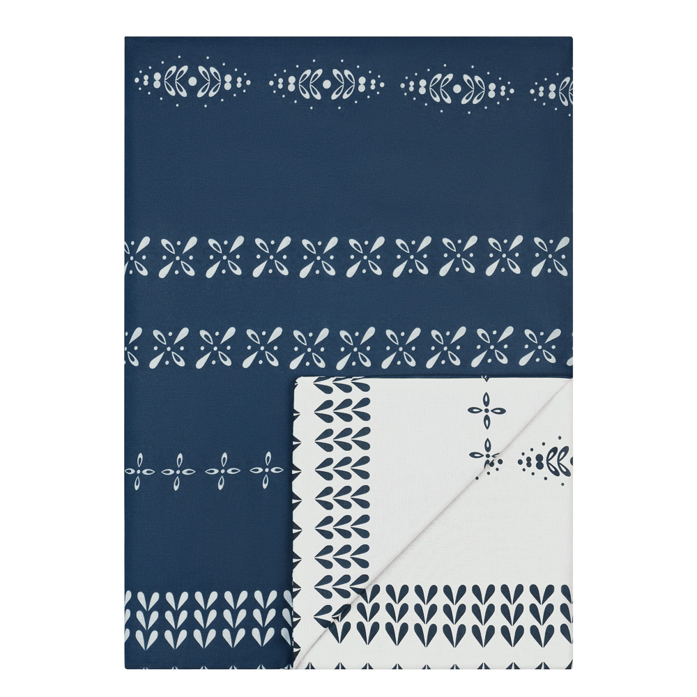 PROVANCE Нэви Комплект постельного белья 2 (4 предмета), поплин, 100% хлопок, синий, арт.№ 421-505