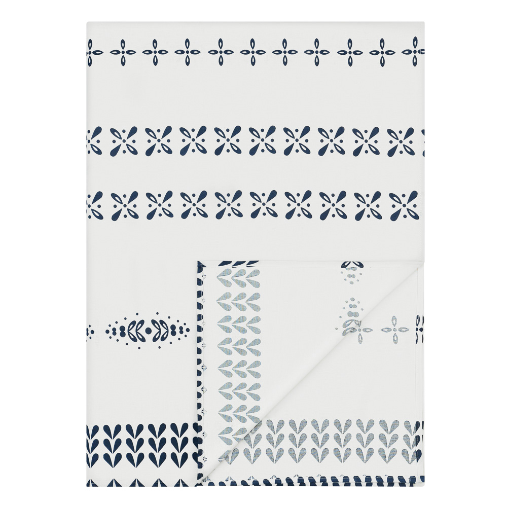 PROVANCE Нэви Комплект постельного белья 2 (4 предмета), поплин, 100% хлопок, синий, арт.№ 421-505