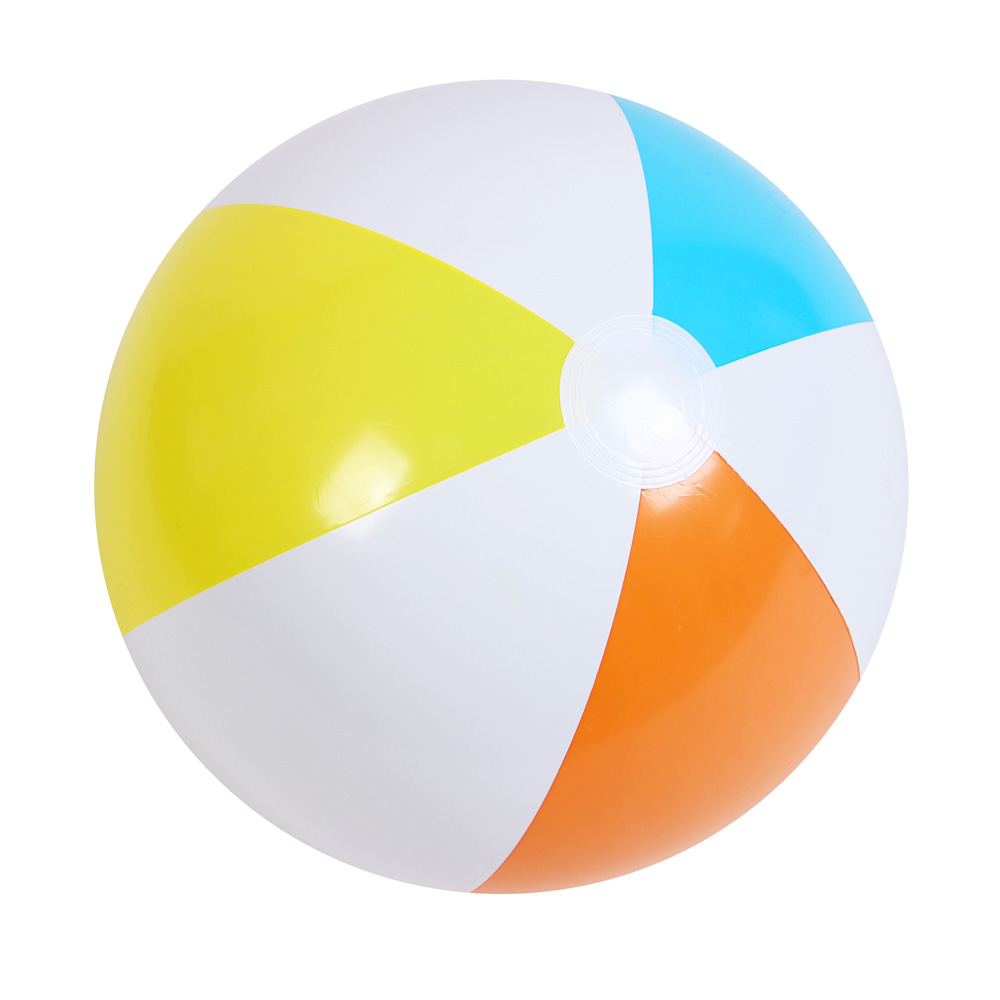 Мяч пляжный надувной "Яркое лето", тм BY SPORT, 46см, ПВХ, 0.18мм, арт.№ 130-008