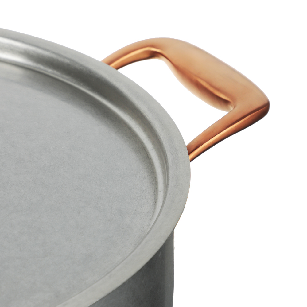 Ivlev Chef Ladoga Кастрюля 28х8см 4,5л, с нерж. крышкой, индукция, нерж.сталь 18/10, арт.№ 822-258