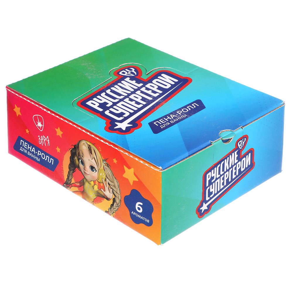 BY Русские Супергерои Пена-ролл для ванны, твердая, 55г, арт.№ 953-062