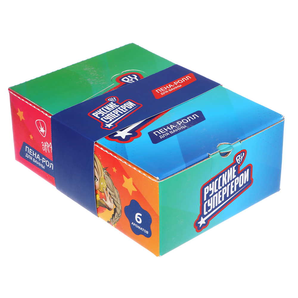 BY Русские Супергерои Пена-ролл для ванны, твердая, 55г, арт.№ 953-062