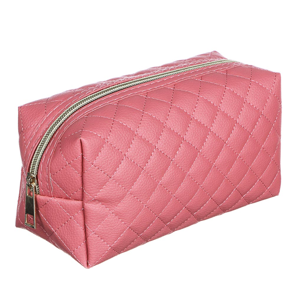 PAVO Косметичка, 17,5х9,5х7,5см, ПУ, сплав, 3 цвета, арт.№ 327-290