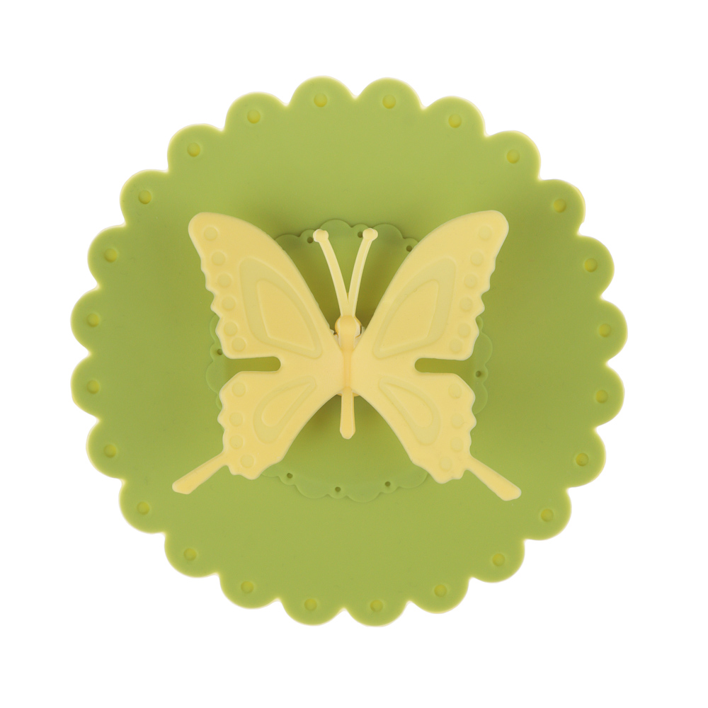 VETTA Крышка для кружки, силикон, 10,5см, "Бабочка", арт.№ 891-290