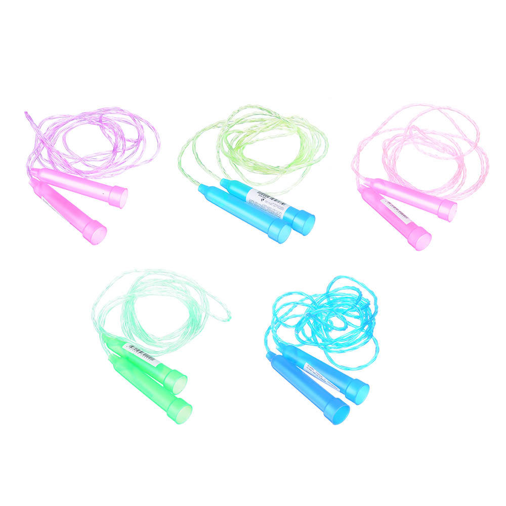 SILAPRO Скакалка с пластиковой ручкой, ПВХ, 2м, 5 цветов, арт.№ 194-004