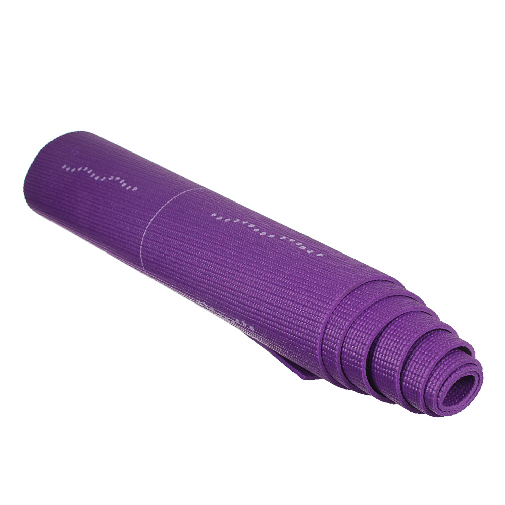 SILAPRO Коврик для йоги и фитнеса 61х173х0,4см, ПВХ, 4 цвета, арт.№ 342-051