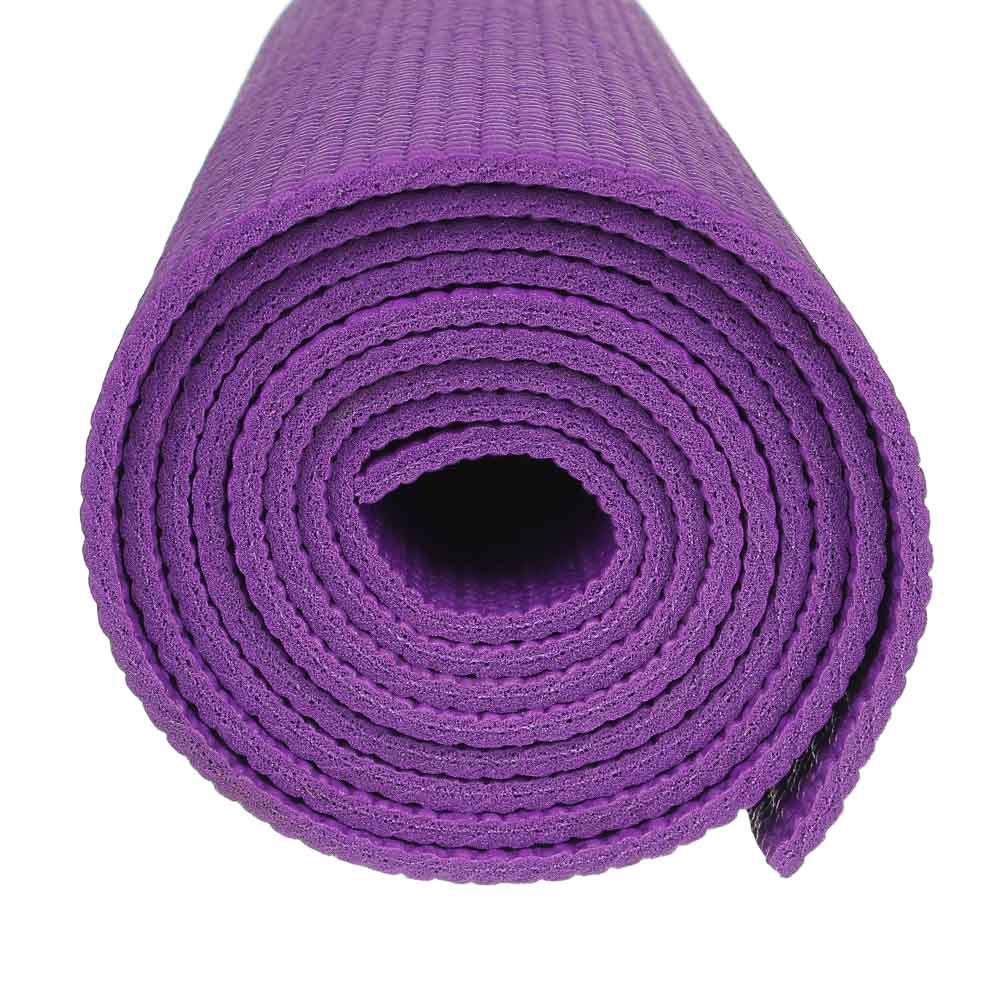SILAPRO Коврик для йоги и фитнеса 61х173х0,4см, ПВХ, 4 цвета, арт.№ 342-051