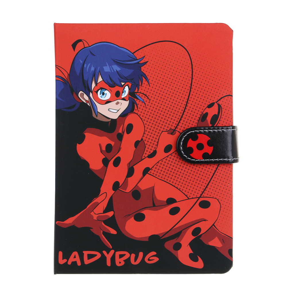 Ледибаг/Супер-Кот Зап.книжка 17,8х13см, 112л., тв.обл.с порол., ПУ "софт тач", магнит, "Манга", 2диз, арт.№ 811-042