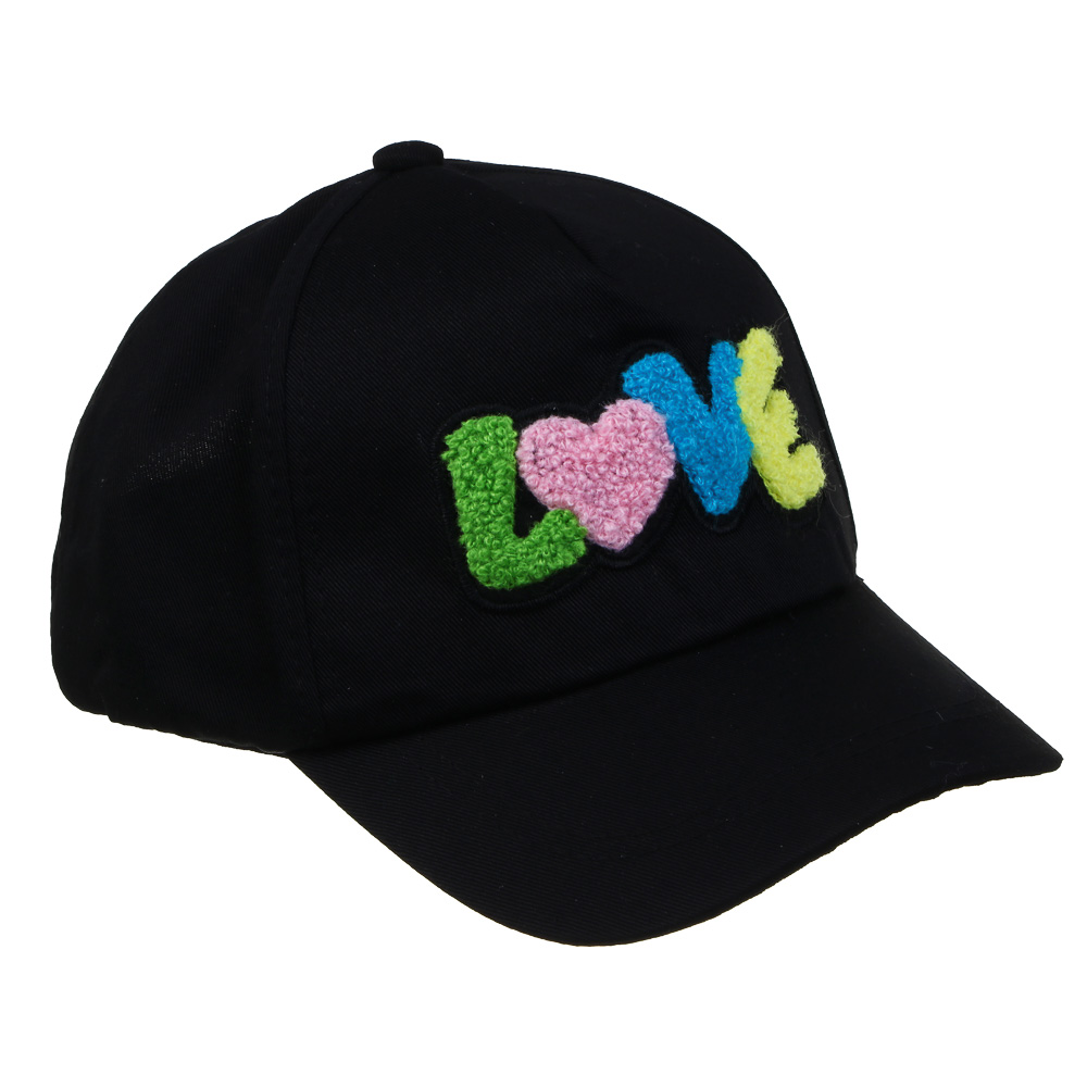 GALANTE Кепка детская, р.54, 30% хлопок, 70% полиэстер, черный, ВЛ25-03, #2, арт.№ 314-937