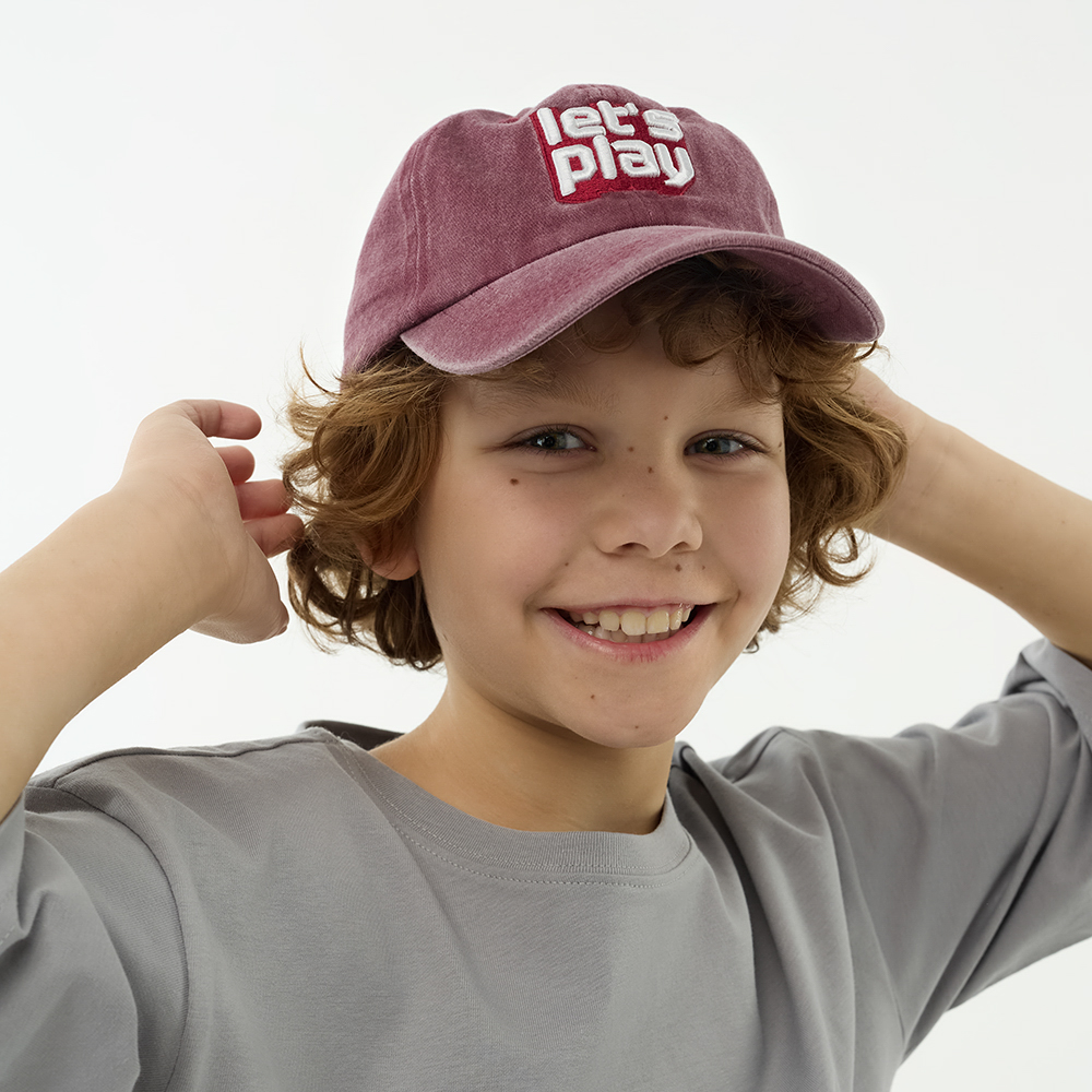 GALANTE Кепка детская, р.54, 30% хлопок, 70% полиэстер, красный, ВЛ25-04, #2, арт.№ 314-940