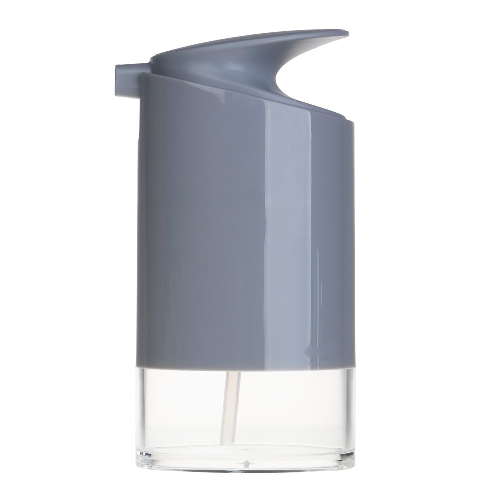 VETTA Дозатор для жидкого мыла, акрил, 18x10x6 см, 330 мл, серый, арт.№ 478-231