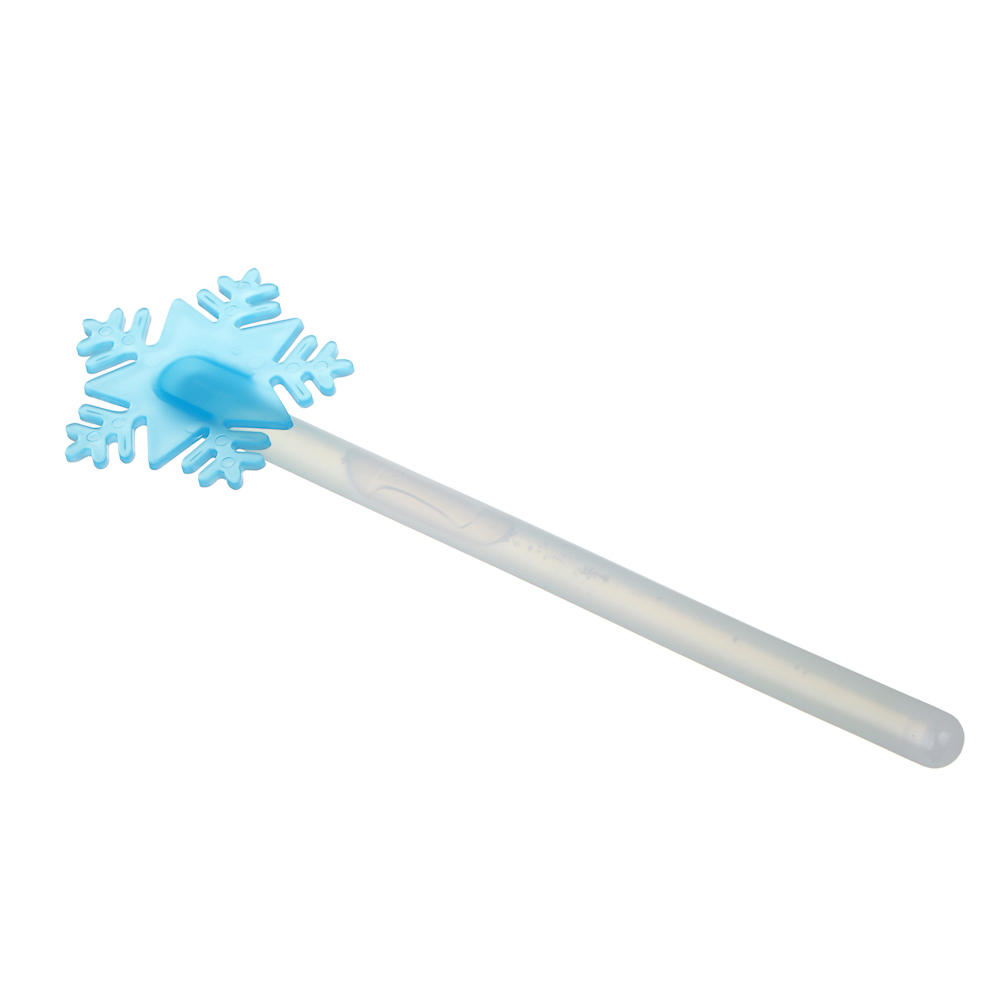 СНОУ БУМ Волшебная неоновая палочка со снежинкой, 20 см, пластик, 2 цвета, арт.№ 341-218