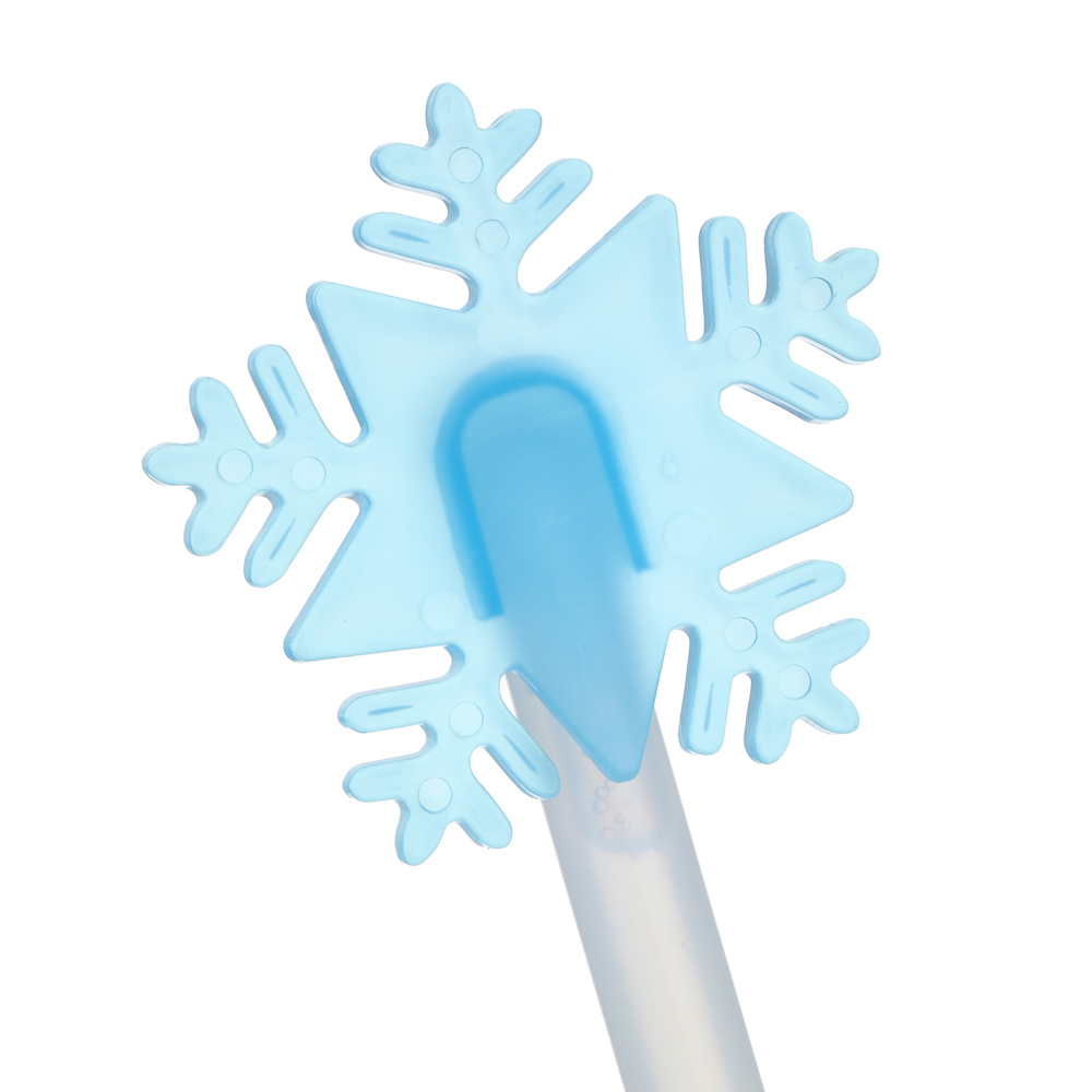 СНОУ БУМ Волшебная неоновая палочка со снежинкой, 20 см, пластик, 2 цвета, арт.№ 341-218