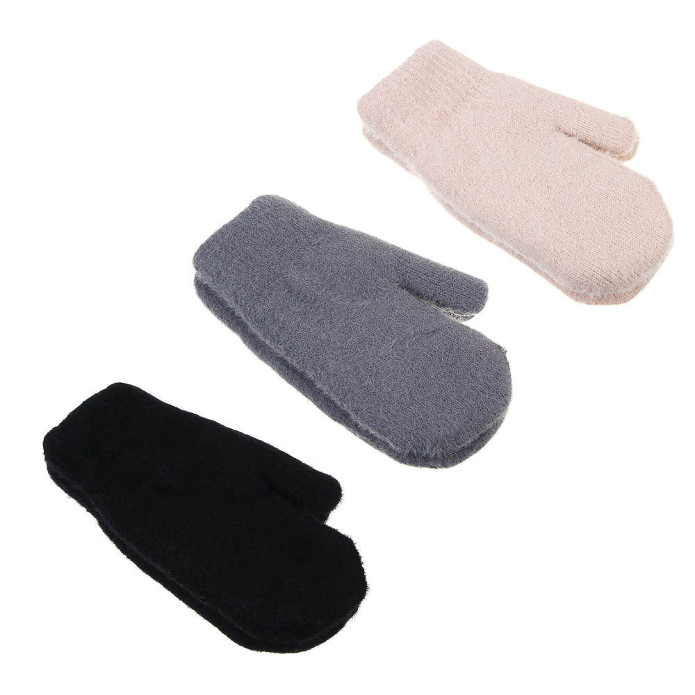 GALANTE Варежки женские, р.18-20, 100% полиамид, цвета в ас-те, ОЗ25-03, арт.№ 363-419