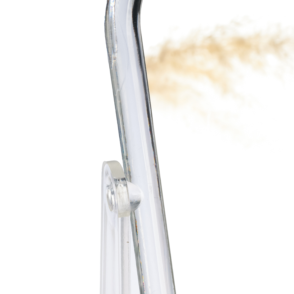 ЮНИLOOK Зеркало настольное, пластик, стекло, 15x18/d14см, 2 дизайна, арт.№ 347-003