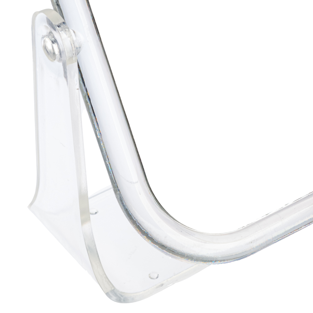 ЮНИLOOK Зеркало настольное, пластик, стекло, 15x18/d14см, 2 дизайна, арт.№ 347-003