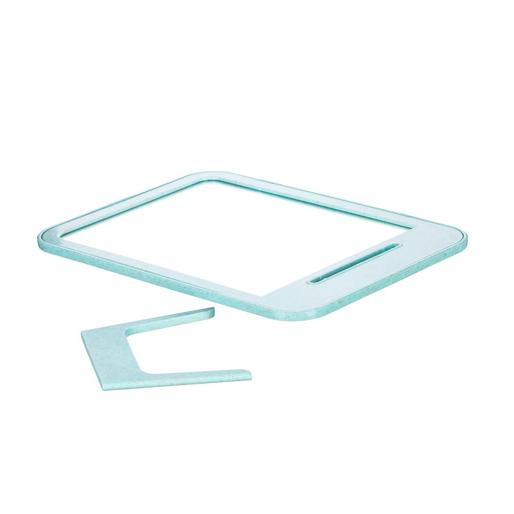 ЮНИLOOK Зеркало настольное, стекло, пластик, 14х19,6см, 4 цвета, арт.№ 347-070